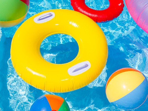 LINYANG hot selling Inflatable Toys PVC Film customized for swim ring-3