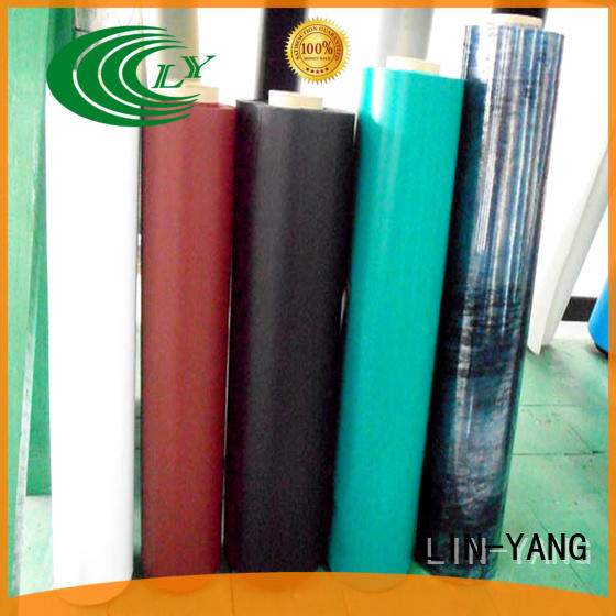 low cost best price pvc plastic film colorful durable LIN-YANG Brand