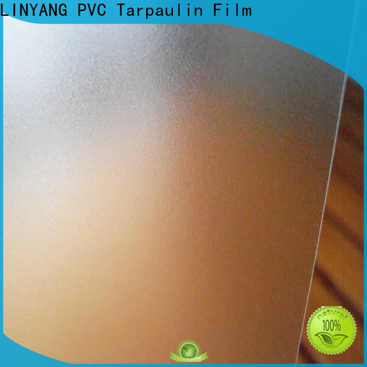 LINYANG durable Translucent PVC Film directly sale for raincoat