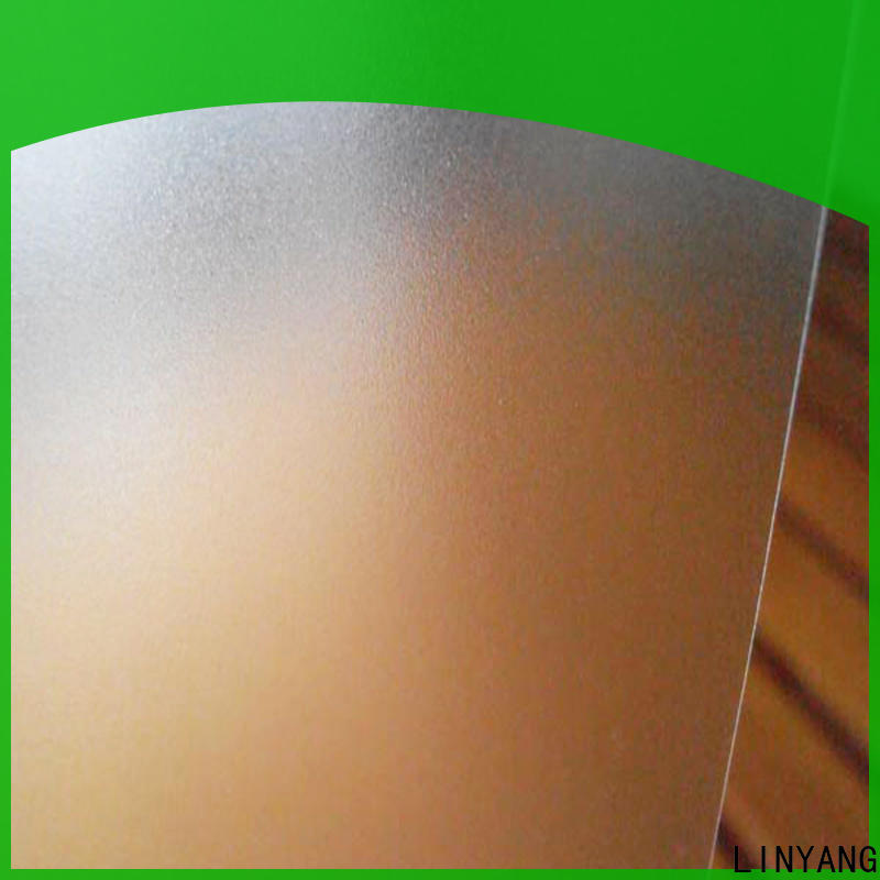 LINYANG waterproof Translucent PVC Film personalized for raincoat