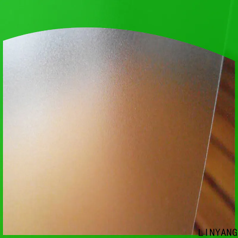 LINYANG waterproof Translucent PVC Film personalized for raincoat