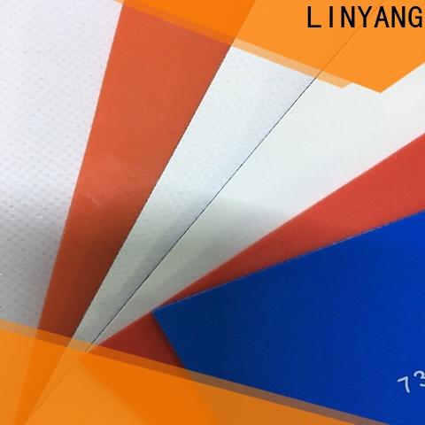 LINYANG high quality pvc coated fabric factory for sale