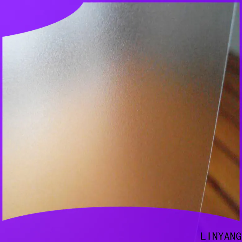 LINYANG translucent Translucent PVC Film directly sale for plastic tablecloth