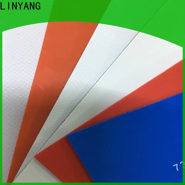 LINYANG heavy duty PVC Tarpaulin fabric factory for sale