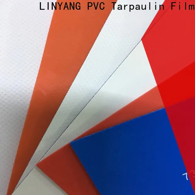 LINYANG tear pvc tarpaulin design for geotextile
