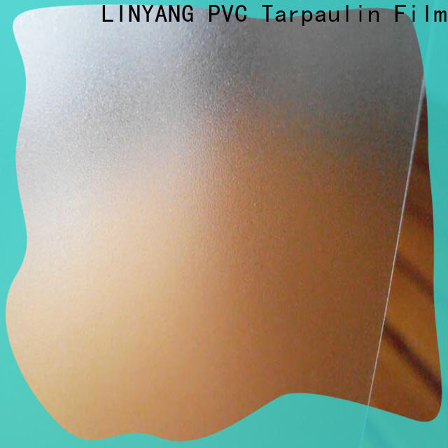 LINYANG waterproof Translucent PVC Film inquire now for plastic tablecloth