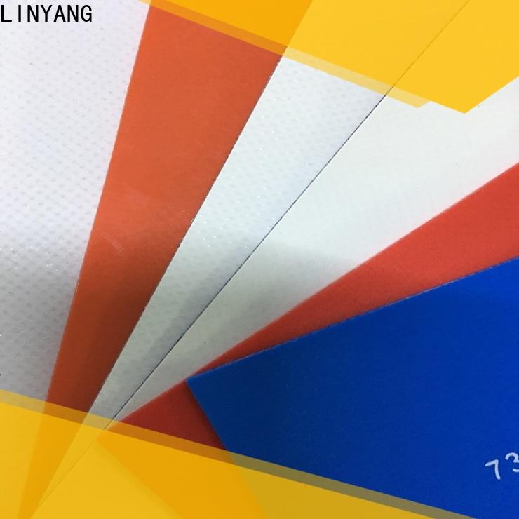 LINYANG PVC Tarpaulin fabric supplier for outdoor