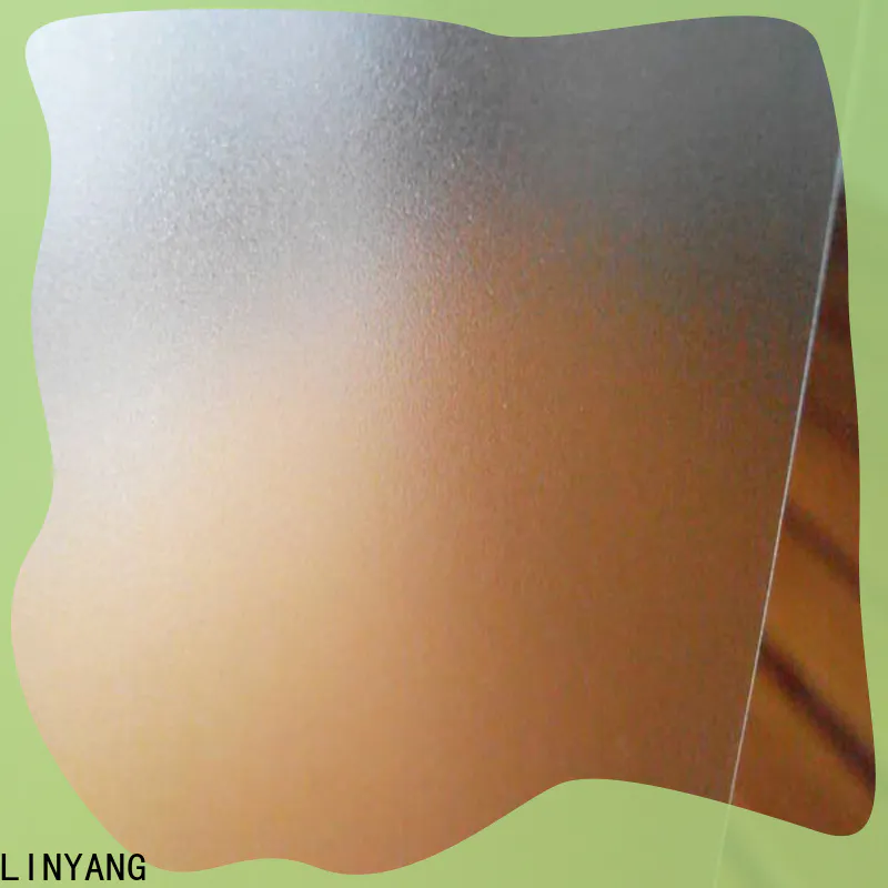 LINYANG translucent pvc film eco friendly directly sale for shower curtain