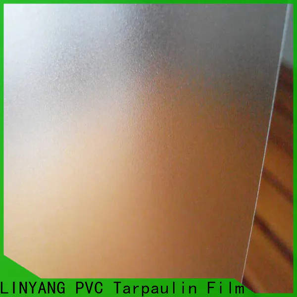 LINYANG pvc Translucent PVC Film from China for raincoat