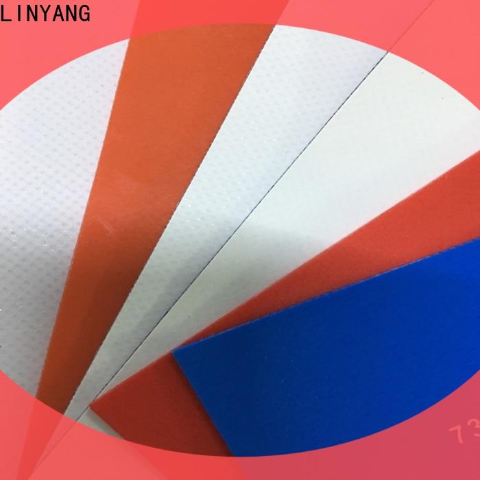 LINYANG pvc coated fabric manufacturer for sale