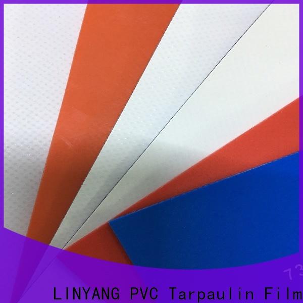 LINYANG the newest PVC Tarpaulin fabric manufacturer for outdoor