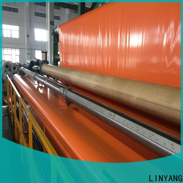 LINYANG pvc coated tarpaulin manufacturer