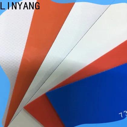 LINYANG mildew resistant waterproof tarpaulin design for advertising banner
