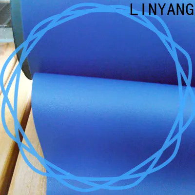 LINYANG semi-rigid self adhesive film for furniture supplier for handbags