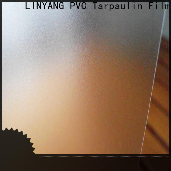 LINYANG pvc Translucent PVC Film from China for shower curtain