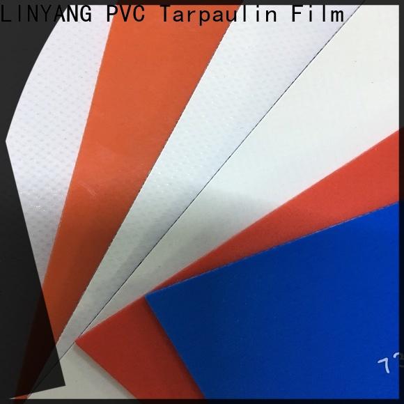LINYANG mildew resistant pvc tarpaulin factory price for tent tarps