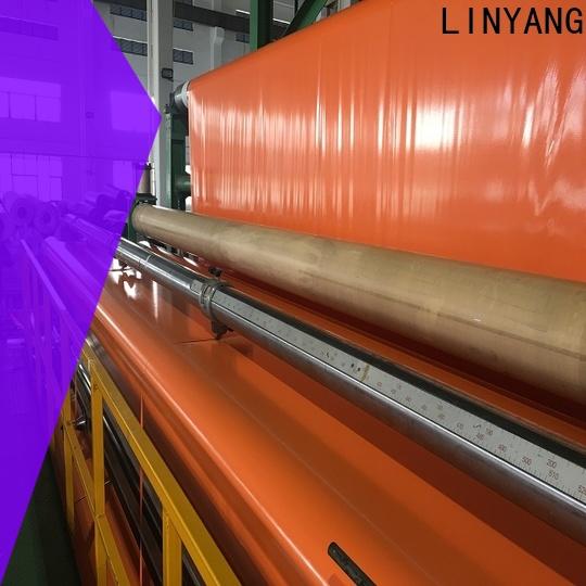 LINYANG pvc coated tarpaulin supplier