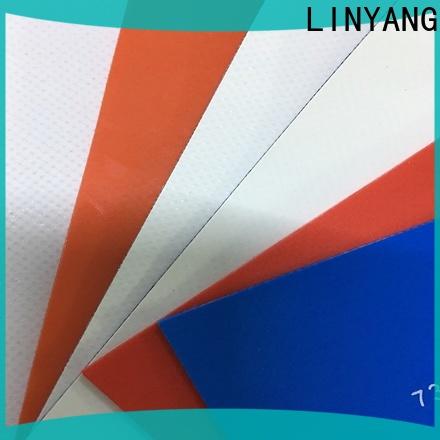 LINYANG heavy duty PVC Tarpaulin fabric factory for truck cover
