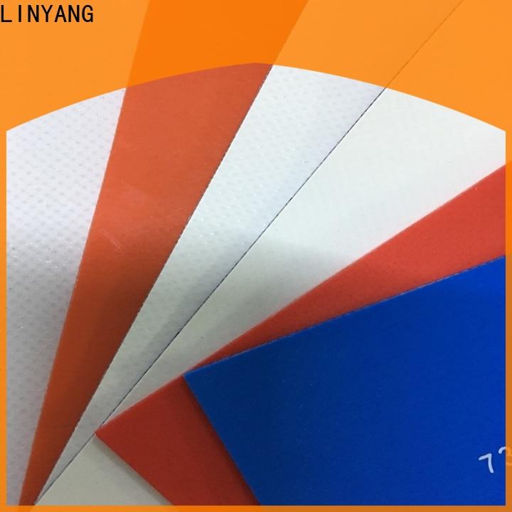 LINYANG pvc coated fabric manufacturer for truck cover