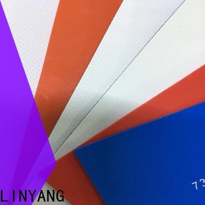 LINYANG PVC tarpaulin fabric factory for industry