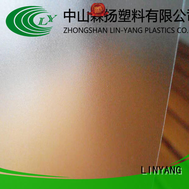 LINYANG translucent pvc film eco friendly manufacturer for shower curtain