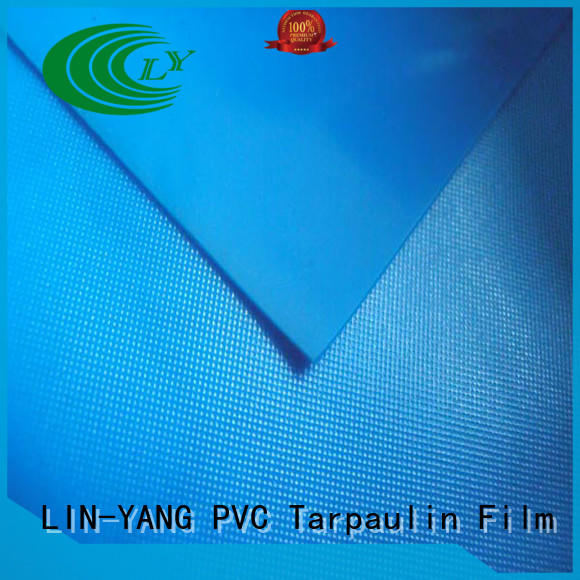 LIN-YANG Brand flexible packaging pvc film roll waterproof weather ability factory