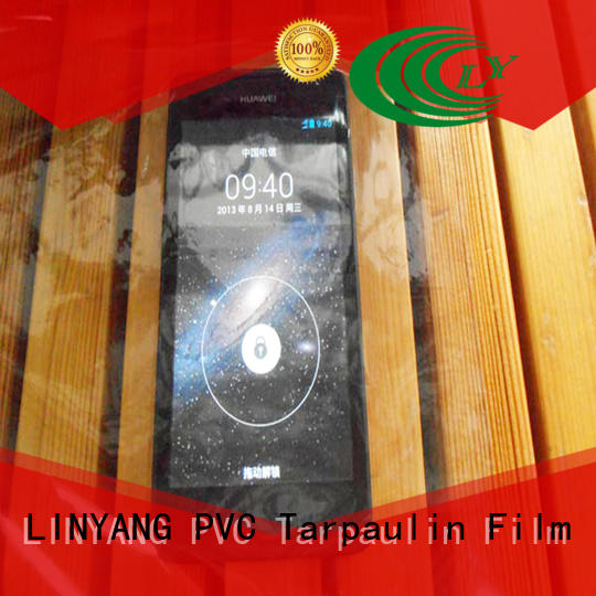 anti-UV Transparent PVC Film transparent with good price for handbags membrane