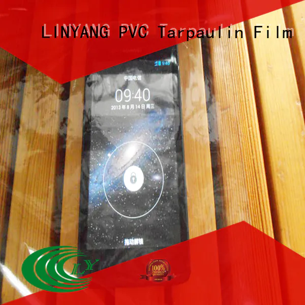 LINYANG anti-UV clear pvc film wholesale for outdoor