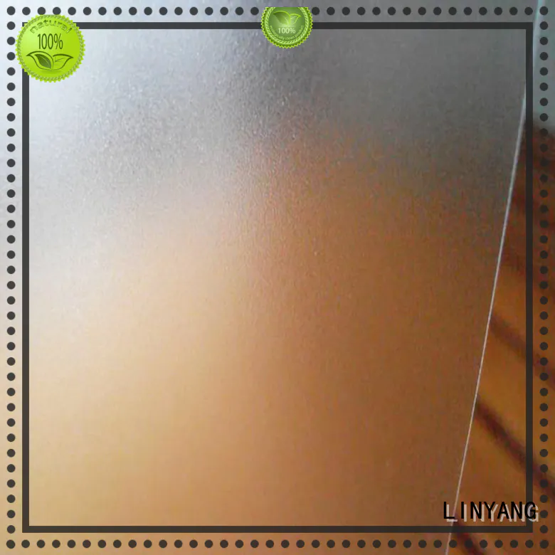 LINYANG widely used pvc film eco friendly personalized for shower curtain