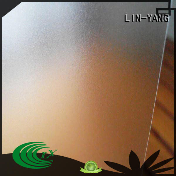 translucent pvc translucent film antifouling for shower curtain LIN-YANG