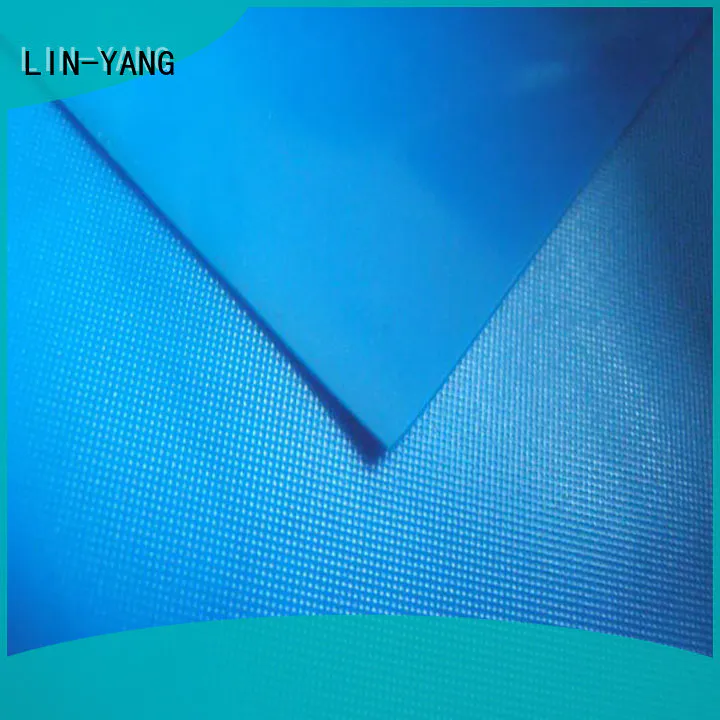 LIN-YANG widely used white pvc film factory price for umbrella