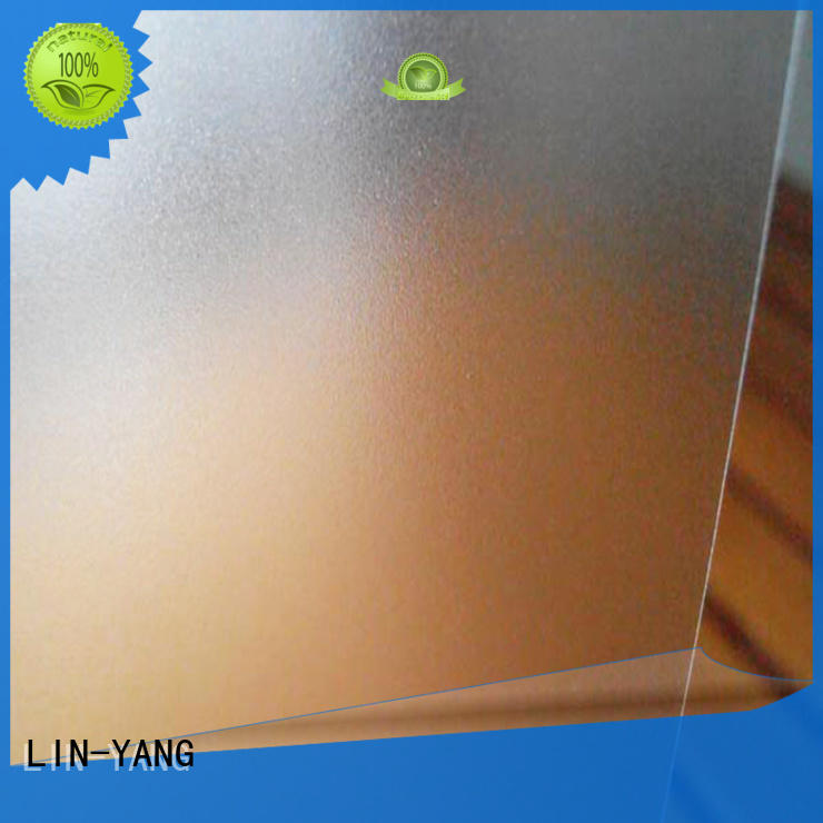 LIN-YANG widely used Translucent PVC Film pvc for umbrella