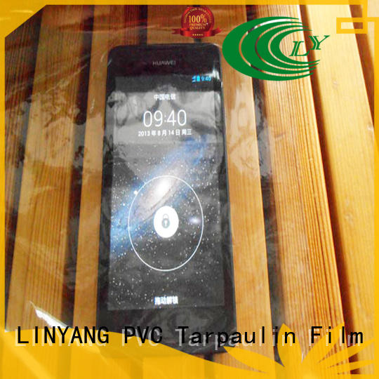 LINYANG anti-UV clear pvc film customized for outdoor