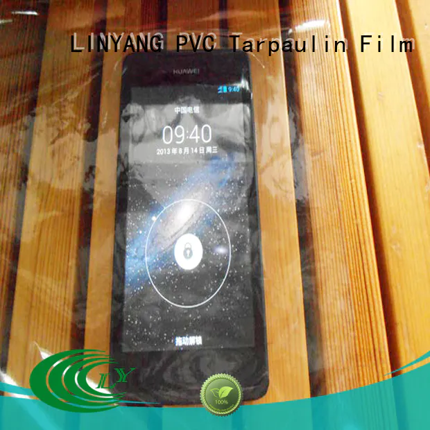 LINYANG transparent Transparent PVC Film factory for industry