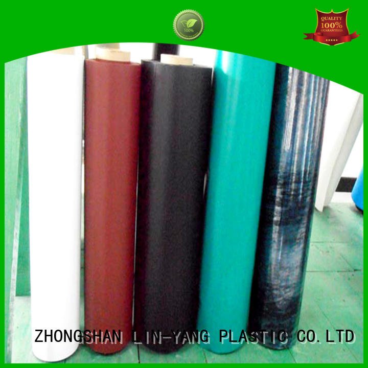 colorful customized pvc plastic film popular low cost LIN-YANG Brand