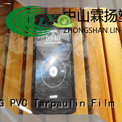 Wholesale anti-fouling low cost Transparent PVC Film LIN-YANG Brand