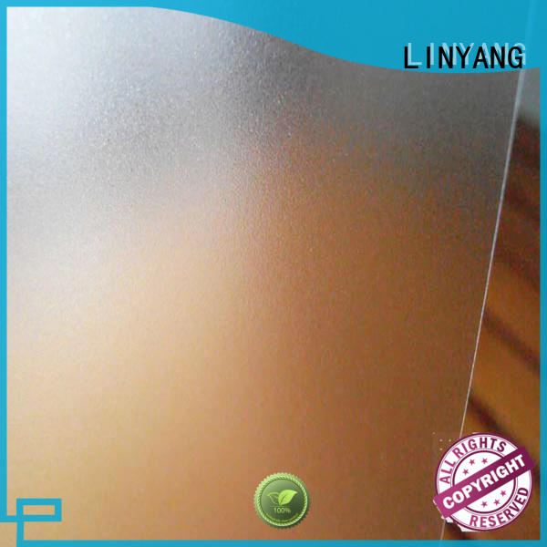 LINYANG antifouling Translucent PVC Film from China for plastic tablecloth