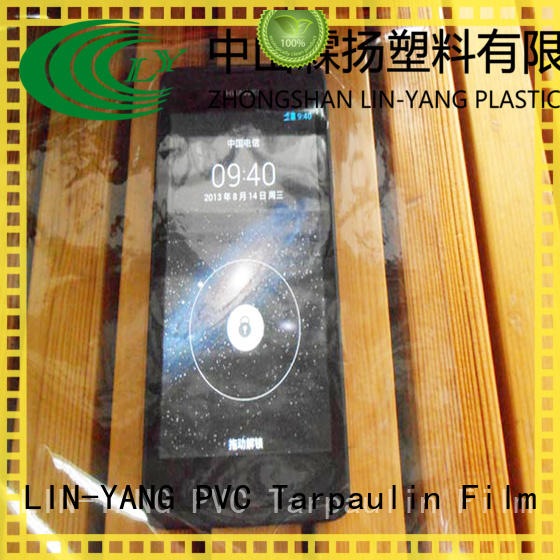 Hot waterproof pvc transparent film many colors LIN-YANG Brand
