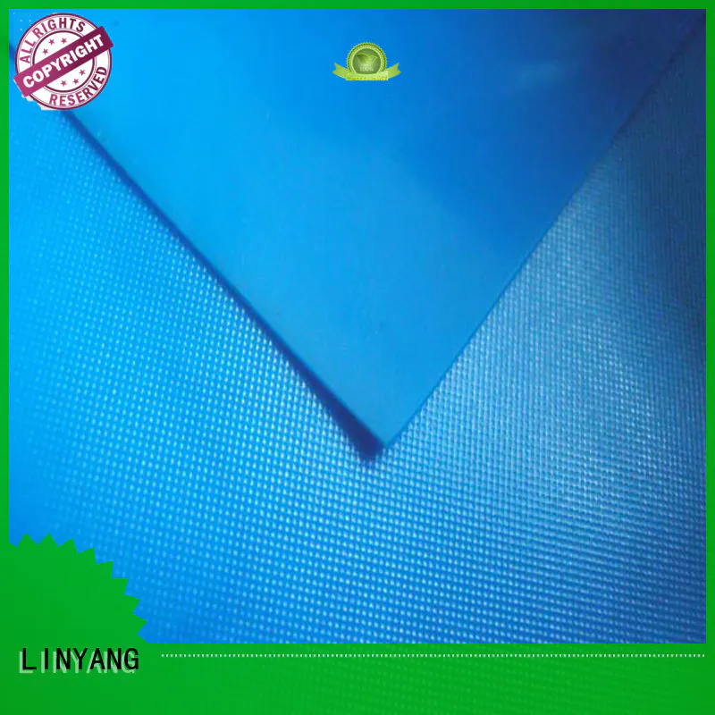 LINYANG waterproof pvc plastic sheet roll factory price for raincoat