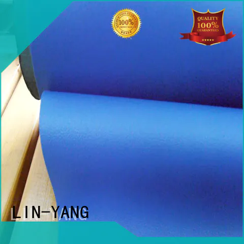 LIN-YANG semi-rigid self adhesive film for furniture pvc for indoor