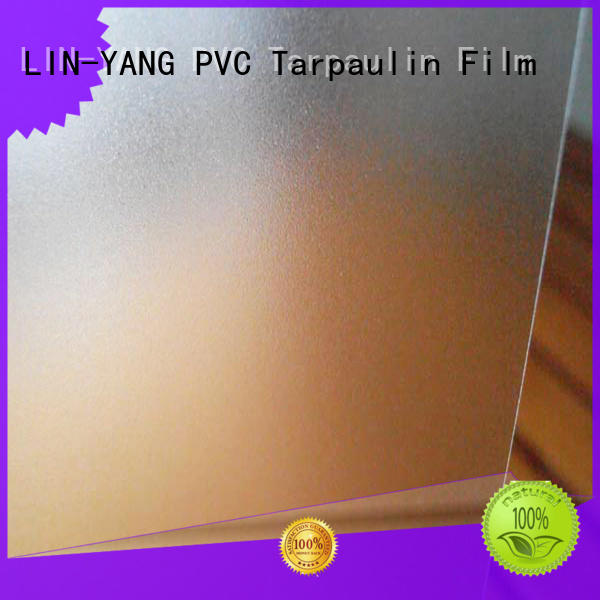 LIN-YANG translucent pvc film eco friendly film for raincoat