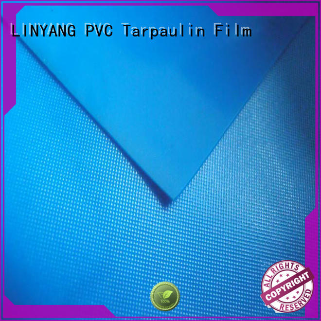 LINYANG widely used white pvc film design for raincoat
