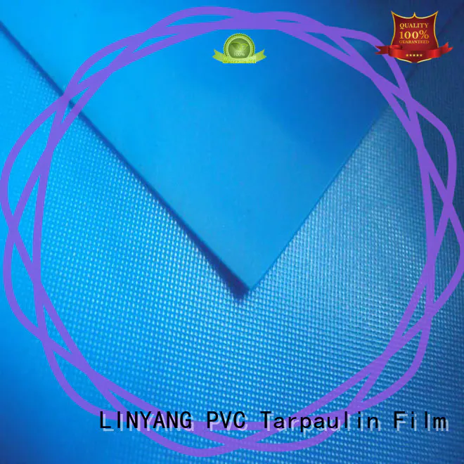LINYANG standard pvc plastic sheet roll factory price for raincoat