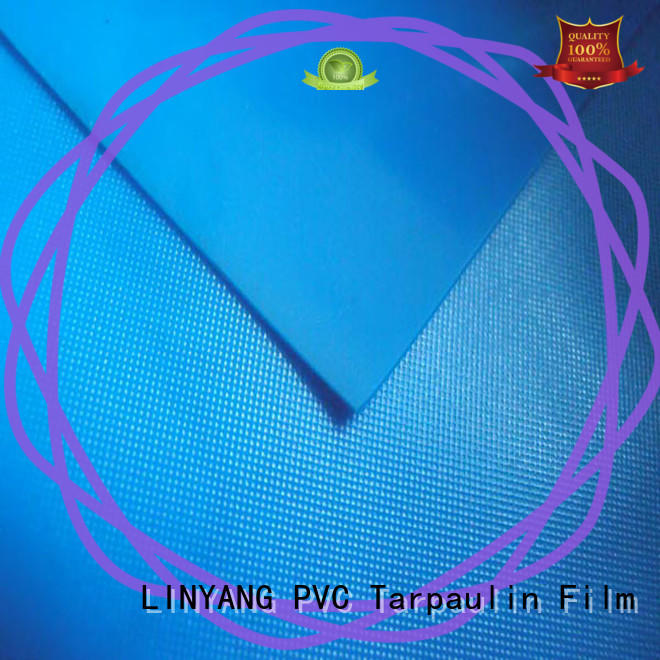 LINYANG standard pvc plastic sheet roll factory price for raincoat