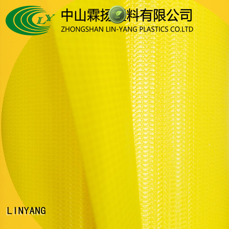 LINYANG pvc tarpaulin sizes series for geotextile