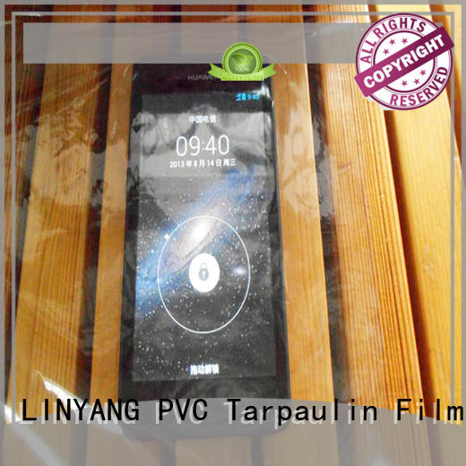 waterproof pvc transparent film factory for agriculture LINYANG