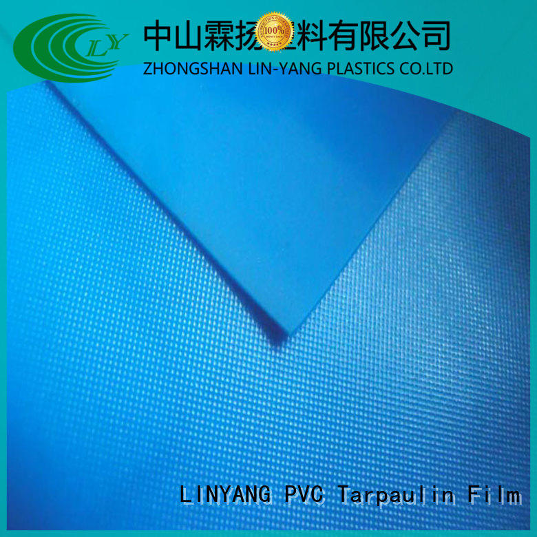 LINYANG pvc pvc plastic sheet roll design for raincoat