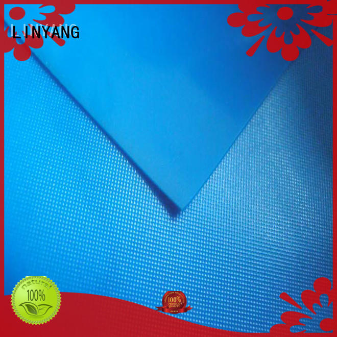 LINYANG anti-UV pvc film roll factory price for umbrella