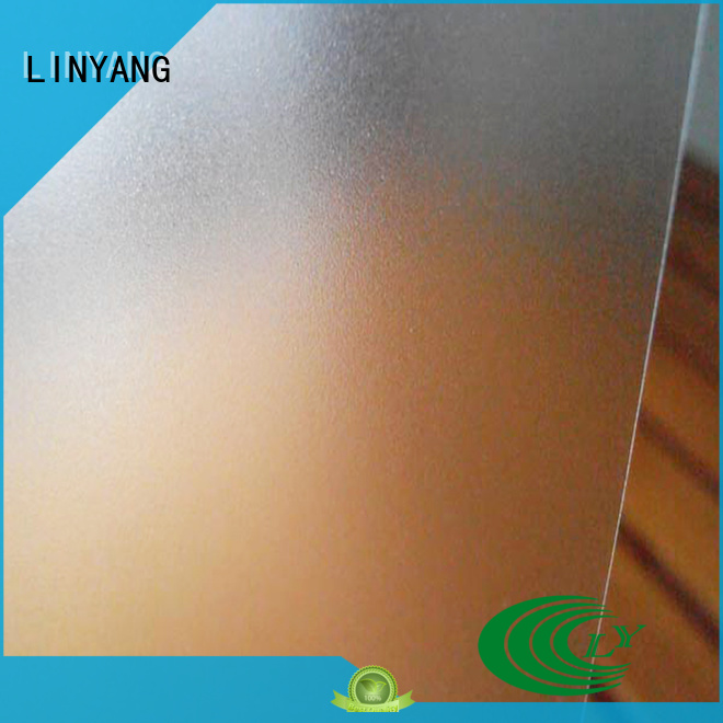 LINYANG widely used Translucent PVC Film personalized for plastic tablecloth