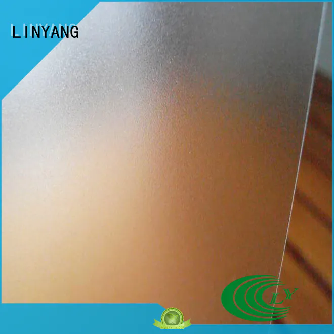 LINYANG widely used Translucent PVC Film personalized for plastic tablecloth